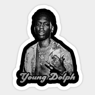 Young Dolph // 90s Aesthetic Design Sticker